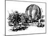 Montgolfier Cartoon-null-Mounted Photographic Print