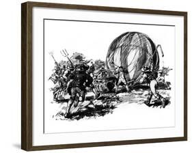 Montgolfier Cartoon-null-Framed Photographic Print