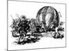 Montgolfier Cartoon-null-Mounted Photographic Print