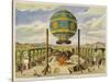 Montgolfier Ist Manned-Lupton-Stretched Canvas