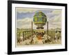 Montgolfier Ist Manned-Lupton-Framed Art Print