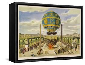 Montgolfier Ist Manned-Lupton-Framed Stretched Canvas