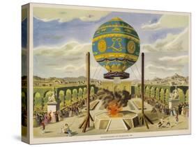 Montgolfier Ist Manned-Lupton-Stretched Canvas