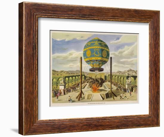 Montgolfier Ist Manned-Lupton-Framed Art Print