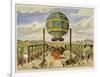 Montgolfier Ist Manned-Lupton-Framed Art Print