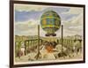 Montgolfier Ist Manned-Lupton-Framed Art Print