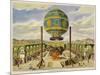 Montgolfier Ist Manned-Lupton-Mounted Art Print