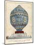 Montgolfier Ist Manned-null-Mounted Art Print