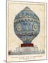Montgolfier Ist Manned-null-Mounted Art Print