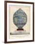 Montgolfier Ist Manned-null-Framed Art Print