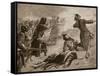 Montgomery's Assault on the Lower Town-null-Framed Stretched Canvas