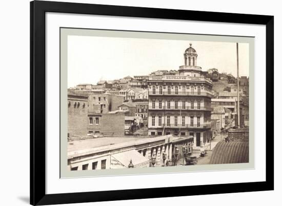 Montgomery St., San Francisco, California-null-Framed Art Print