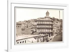 Montgomery St., San Francisco, California-null-Framed Art Print