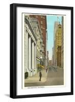 Montgomery Street, San Francisco, California-null-Framed Art Print