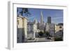Montgomery Street, Transamerica Pyramid, Telegraph Hill, San Francisco, California, Usa-Rainer Mirau-Framed Photographic Print