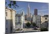 Montgomery Street, Transamerica Pyramid, Telegraph Hill, San Francisco, California, Usa-Rainer Mirau-Mounted Photographic Print