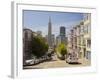 Montgomery Street, Transamerica Pyramid, Telegraph Hill, San Francisco, California, Usa-Rainer Mirau-Framed Photographic Print