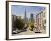 Montgomery Street, Transamerica Pyramid, Telegraph Hill, San Francisco, California, Usa-Rainer Mirau-Framed Photographic Print