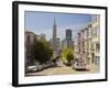 Montgomery Street, Transamerica Pyramid, Telegraph Hill, San Francisco, California, Usa-Rainer Mirau-Framed Photographic Print