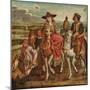 Month of April: the Falconry (Oil on Canvas)-Peter (1548-1628) Candid-Mounted Giclee Print