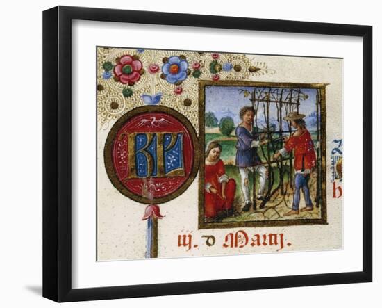 Month of March-null-Framed Giclee Print