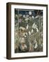 Month of October, Panel Taken from Cycle of Months-null-Framed Giclee Print