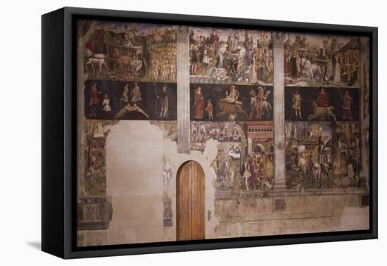 Months of May, April and March, Circa 1470-Francesco del Cossa-Framed Stretched Canvas