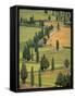 Monticchiello, Tuscany, Italy-Walter Bibikow-Framed Stretched Canvas