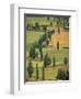 Monticchiello, Tuscany, Italy-Walter Bibikow-Framed Photographic Print