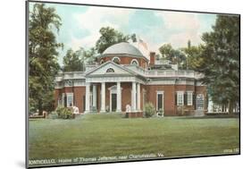 Monticello, Charlottesville, Virginia-null-Mounted Art Print