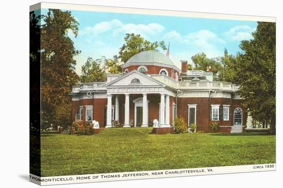 Monticello, Charlottesville, Virginia-null-Stretched Canvas