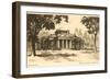 Monticello, Charlottesville, Virginia-null-Framed Art Print