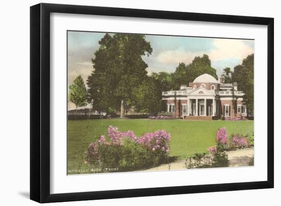 Monticello, Charlottesville, Virginia-null-Framed Art Print