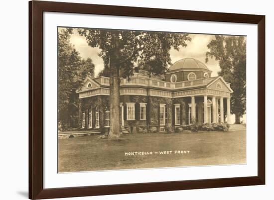 Monticello, Charlottesville, Virginia-null-Framed Premium Giclee Print