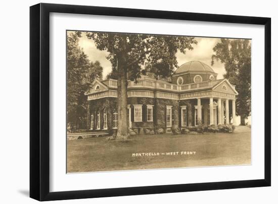 Monticello, Charlottesville, Virginia-null-Framed Art Print