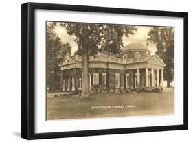 Monticello, Charlottesville, Virginia-null-Framed Art Print