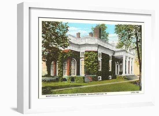 Monticello, Charlottesville, Virginia-null-Framed Art Print