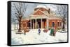 Monticello, Near Charlottesville, Virginia, USA, C18th Century-James Preston-Framed Stretched Canvas