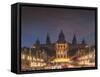 Montjuic, Barcelona, Catalonia, Spain, Europe-Angelo Cavalli-Framed Stretched Canvas