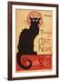 Montmarte, France - Chat Noir Cabaret Troupe Black Cat Promo Poster-Lantern Press-Framed Art Print