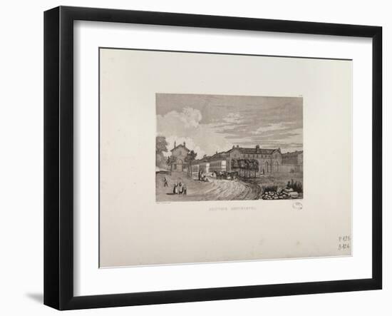 Montmartre Abattoir-Jacques Alphonse Testard-Framed Giclee Print
