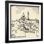 Montmartre and the Sacré-Coeur, 1915-Jessie Marion King-Framed Giclee Print