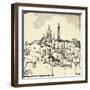 Montmartre and the Sacré-Coeur, 1915-Jessie Marion King-Framed Giclee Print