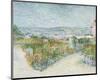 Montmartre: Behind the Moulin de la Galette, 1887-Vincent van Gogh-Mounted Giclee Print