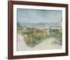 Montmartre: Behind the Moulin de la Galette, 1887-Vincent van Gogh-Framed Art Print