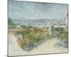 Montmartre: Behind the Moulin de la Galette, 1887-Vincent van Gogh-Mounted Art Print