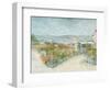 Montmartre: Behind the Moulin De La Galette-Vincent van Gogh-Framed Giclee Print