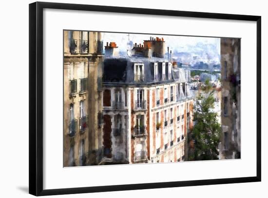 Montmartre Buildings-Philippe Hugonnard-Framed Giclee Print