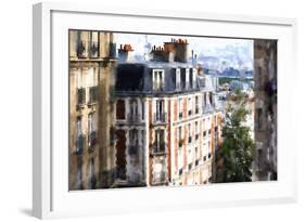 Montmartre Buildings-Philippe Hugonnard-Framed Giclee Print