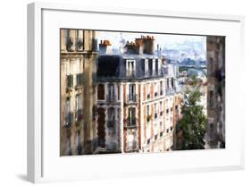 Montmartre Buildings-Philippe Hugonnard-Framed Giclee Print